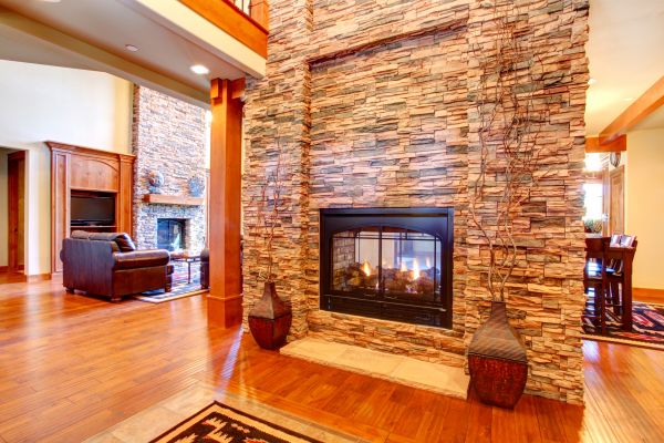 Stone Hearth Installation in Tampa
