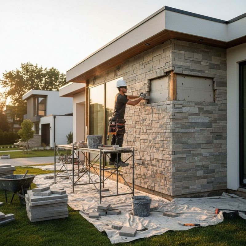 Stone Siding Repair